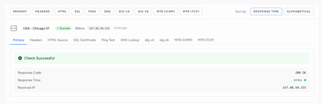 HTTP(S) Primary Tab Overview