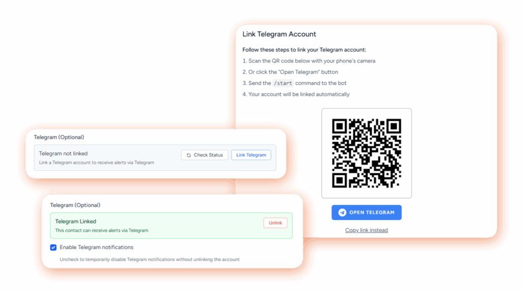 Telegram Alerts Integration
